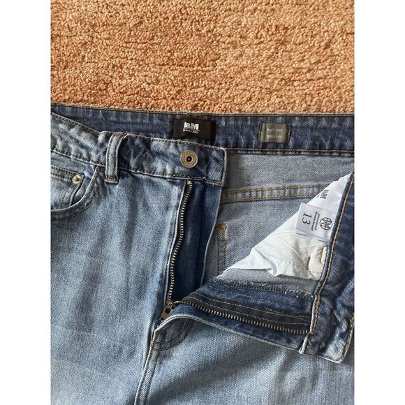 L&M Black Label Jeans Women’s Size 13 Bootcut High Rise Stretch Cowlgirl Biker - Picture 3 of 9